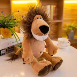 5pcs/lot Cute Plush Animal Jungle Animal Stuffed Lion Elephant Giraffe Monkey Zebra Doll Toys 10inch/25cm -Sun Baby Sales Store Plush Animal toy 2