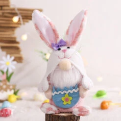 Plush Easter Gnome Bunny Cute Rabbit With Carrot Egg For Home Decoration Funny Easter Plush Doll 9 Plush Easter Gnome Bunny Cute Rabbit With Carrot Egg For Home Decoration Funny Easter Plush Doll -Sun Baby Sales Store Plush Easter Bunny Gnome PLUSH DOLL 3