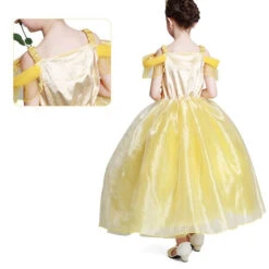 Girls Sleeveless Ball Gown Dress Beast Princess Costume Halloween Cosplay 16 Girls Sleeveless Ball Gown Dress Beast Princess Costume Halloween Cosplay -Sun Baby Sales Store PrincessCostumes 2