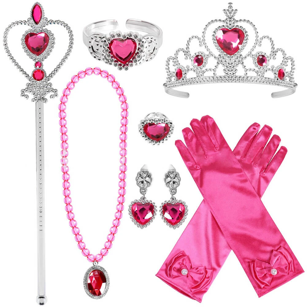 Princess Dress Up Accessories Halloween Cosplay 7PCS Set 2 Princess Dress Up Accessories Halloween Cosplay 7PCS Set - Image 2