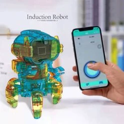 DIY Remote Control Intelligent Robot Programable Bluetoot Educational Induction Robotic -Sun Baby Sales Store ProgramableRCRobot 10