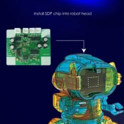 DIY Remote Control Intelligent Robot Programable Bluetoot Educational Induction Robotic -Sun Baby Sales Store ProgramableRCRobot 6