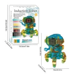 DIY Remote Control Intelligent Robot Programable Bluetoot Educational Induction Robotic -Sun Baby Sales Store ProgramableRCRobot 7