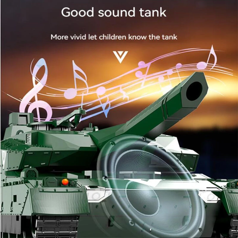 12CH Remote Control Tank 360° Rotation Water Bullets Tank 4WD Tracked Combat Vehicles 8 12CH Remote Control Tank 360° Rotation Water Bullets Tank 4WD Tracked Combat Vehicles - Image 8