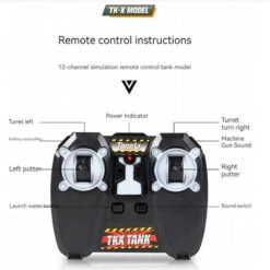 12CH Remote Control Tank 360° Rotation Water Bullets Tank 4WD Tracked Combat Vehicles 20 12CH Remote Control Tank 360° Rotation Water Bullets Tank 4WD Tracked Combat Vehicles -Sun Baby Sales Store QQ 20240809170419