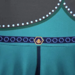 Snow Queen Anna Dress Kids Party Cosplay Outfit Ice Princess Costume Dress With Cloak 18 Snow Queen Anna Dress Kids Party Cosplay Outfit Ice Princess Costume Dress With Cloak -Sun Baby Sales Store Queen Anna Costume 10