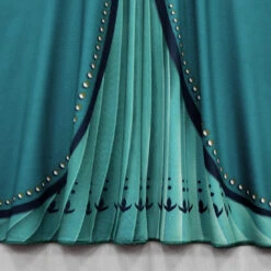 Snow Queen Anna Dress Kids Party Cosplay Outfit Ice Princess Costume Dress With Cloak 20 Snow Queen Anna Dress Kids Party Cosplay Outfit Ice Princess Costume Dress With Cloak -Sun Baby Sales Store Queen Anna Costume 9