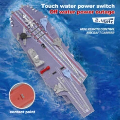 2.4G RC Aircraft Carrier Wireless Remote Control Boat Mini Aircraft Model Kids Toys -Sun Baby Sales Store RC Aircraft Carrier Wireless Remote Control Boat 4