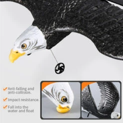 2.4Ghz RC Airplane Remote Control Eagle Wingspan Eagle Bionic Aircraft RC Glider 15 2.4Ghz RC Airplane Remote Control Eagle Wingspan Eagle Bionic Aircraft RC Glider -Sun Baby Sales Store RC Airplane with Eagle Style 12