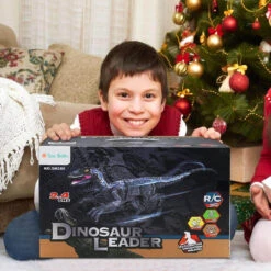 Kids RC Dinosaur Toys Roaring Velociraptor With Lights And Sound Electronic Dinosaur Robot 25 Kids RC Dinosaur Toys Roaring Velociraptor With Lights And Sound Electronic Dinosaur Robot -Sun Baby Sales Store RC Dinosaur Toy Kids Gift