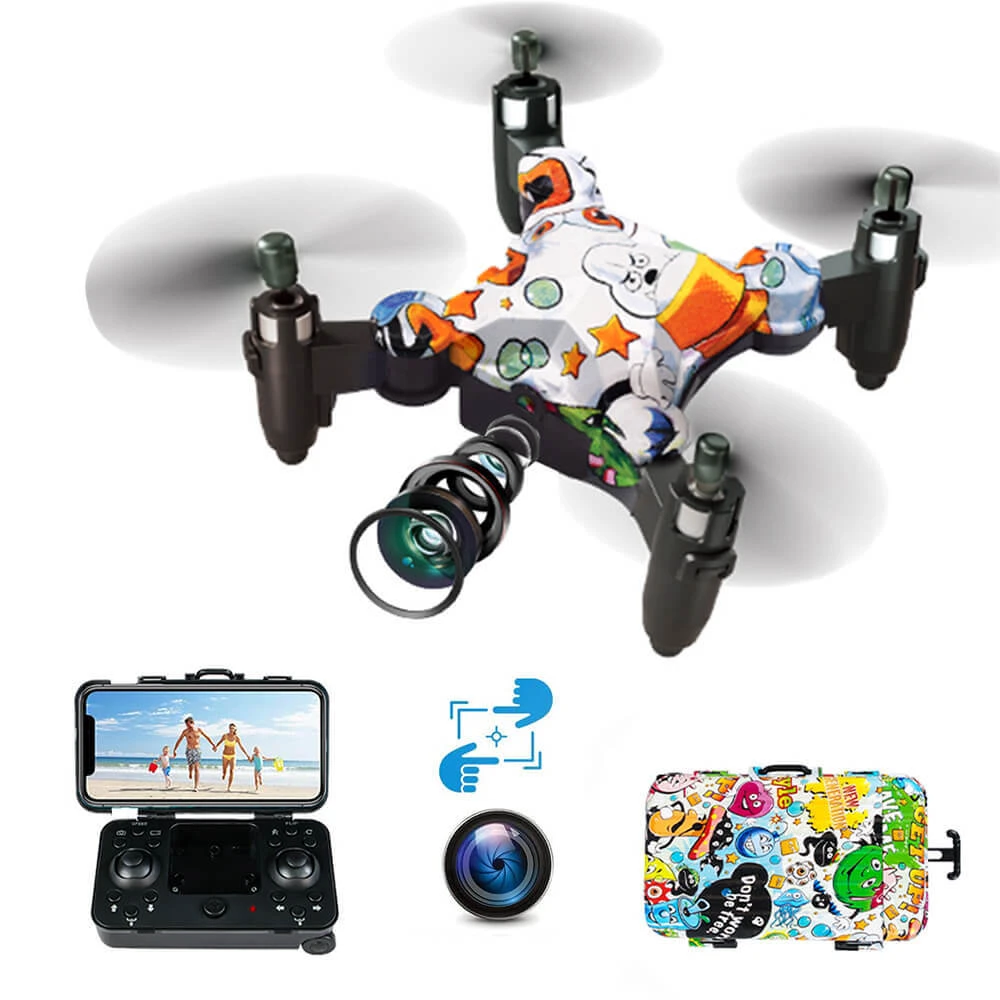 Foldable RC Drone With Camera 720P HD Mini Camera Drone Quadcopter For Kids 10 Foldable RC Drone With Camera 720P HD Mini Camera Drone Quadcopter For Kids - Image 10