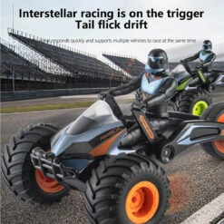 2.4GHz RC Motorcycle 2in1 RC Stunt Car Remote Control 360 Degree Rotation Drift Motorcycle 16 2.4GHz RC Motorcycle 2in1 RC Stunt Car Remote Control 360 Degree Rotation Drift Motorcycle -Sun Baby Sales Store RC Stunt Motorcycle 1