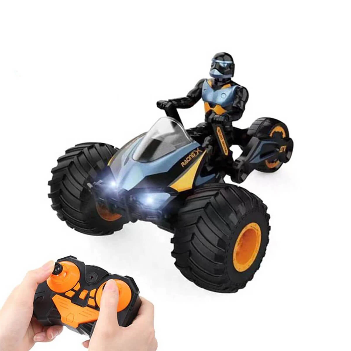 2.4GHz RC Motorcycle 2in1 RC Stunt Car Remote Control 360 Degree Rotation Drift Motorcycle 2 2.4GHz RC Motorcycle 2in1 RC Stunt Car Remote Control 360 Degree Rotation Drift Motorcycle - Image 2