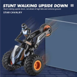 2.4GHz RC Motorcycle 2in1 RC Stunt Car Remote Control 360 Degree Rotation Drift Motorcycle 13 2.4GHz RC Motorcycle 2in1 RC Stunt Car Remote Control 360 Degree Rotation Drift Motorcycle -Sun Baby Sales Store RC Stunt Motorcycle 3