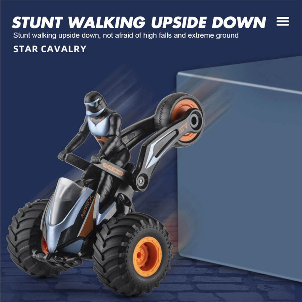 2.4GHz RC Motorcycle 2in1 RC Stunt Car Remote Control 360 Degree Rotation Drift Motorcycle 4 2.4GHz RC Motorcycle 2in1 RC Stunt Car Remote Control 360 Degree Rotation Drift Motorcycle - Image 4