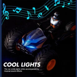 2.4GHz RC Motorcycle 2in1 RC Stunt Car Remote Control 360 Degree Rotation Drift Motorcycle 17 2.4GHz RC Motorcycle 2in1 RC Stunt Car Remote Control 360 Degree Rotation Drift Motorcycle -Sun Baby Sales Store RC Stunt Motorcycle 5