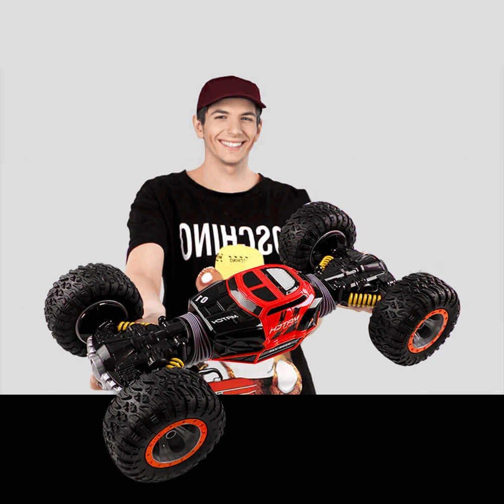 RC Twist Rock Crawler Car 4WD Transform 15 Km/h All Terrains Remote Control Toy Stunt Cars 3 RC Twist Rock Crawler Car 4WD Transform 15 Km/h All Terrains Remote Control Toy Stunt Cars - Image 3