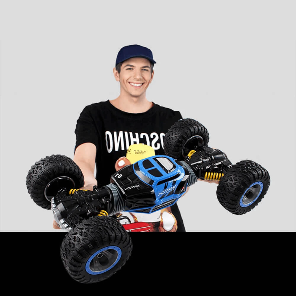 RC Twist Rock Crawler Car 4WD Transform 15 Km/h All Terrains Remote Control Toy Stunt Cars 5 RC Twist Rock Crawler Car 4WD Transform 15 Km/h All Terrains Remote Control Toy Stunt Cars - Image 5