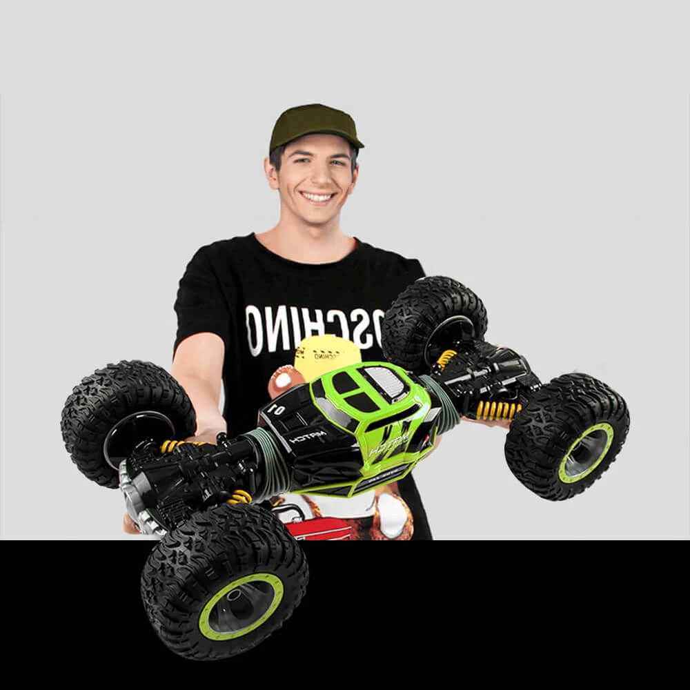 RC Twist Rock Crawler Car 4WD Transform 15 Km/h All Terrains Remote Control Toy Stunt Cars 1 RC Twist Rock Crawler Car 4WD Transform 15 Km/h All Terrains Remote Control Toy Stunt Cars