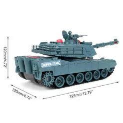 2.4G RC Tank Remote Control Battle Tank 350 Rotatable Turret Crawler Simulation Lighting Car Monster Toys For Children Kids Gift -Sun Baby Sales Store RC Tank Remote Control Battle Tank 7