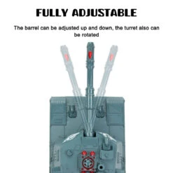 2.4G RC Tank Remote Control Battle Tank 350 Rotatable Turret Crawler Simulation Lighting Car Monster Toys For Children Kids Gift -Sun Baby Sales Store RC Tank Remote Control Battle Tank 9