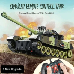 9CH Remote Control Tank 2.4G Tracked Tank 360° Rotating Turret With Light Sound Effects -Sun Baby Sales Store RC Tanks Large 2 4G 9 Channels Sound Effects Tracked Remote Control Battle War Tank Simulated.jpg 1