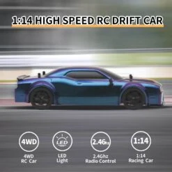 RC Drift Car High Speed 4WD Racing Stunt Vehicle Hellcat Fast GTR Remote Control Toy Cars 26 RC Drift Car High Speed 4WD Racing Stunt Vehicle Hellcat Fast GTR Remote Control Toy Cars -Sun Baby Sales Store RC drift car 1