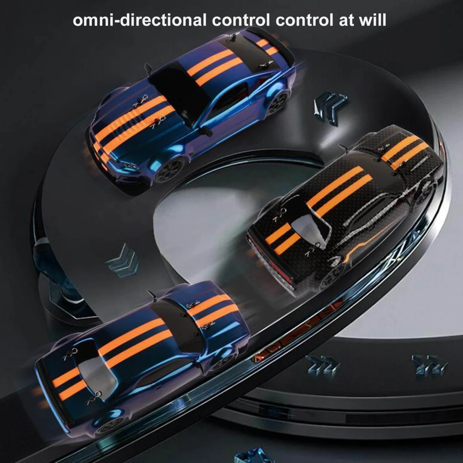 RC Drift Car High Speed 4WD Racing Stunt Vehicle Hellcat Fast GTR Remote Control Toy Cars 4 RC Drift Car High Speed 4WD Racing Stunt Vehicle Hellcat Fast GTR Remote Control Toy Cars - Image 4