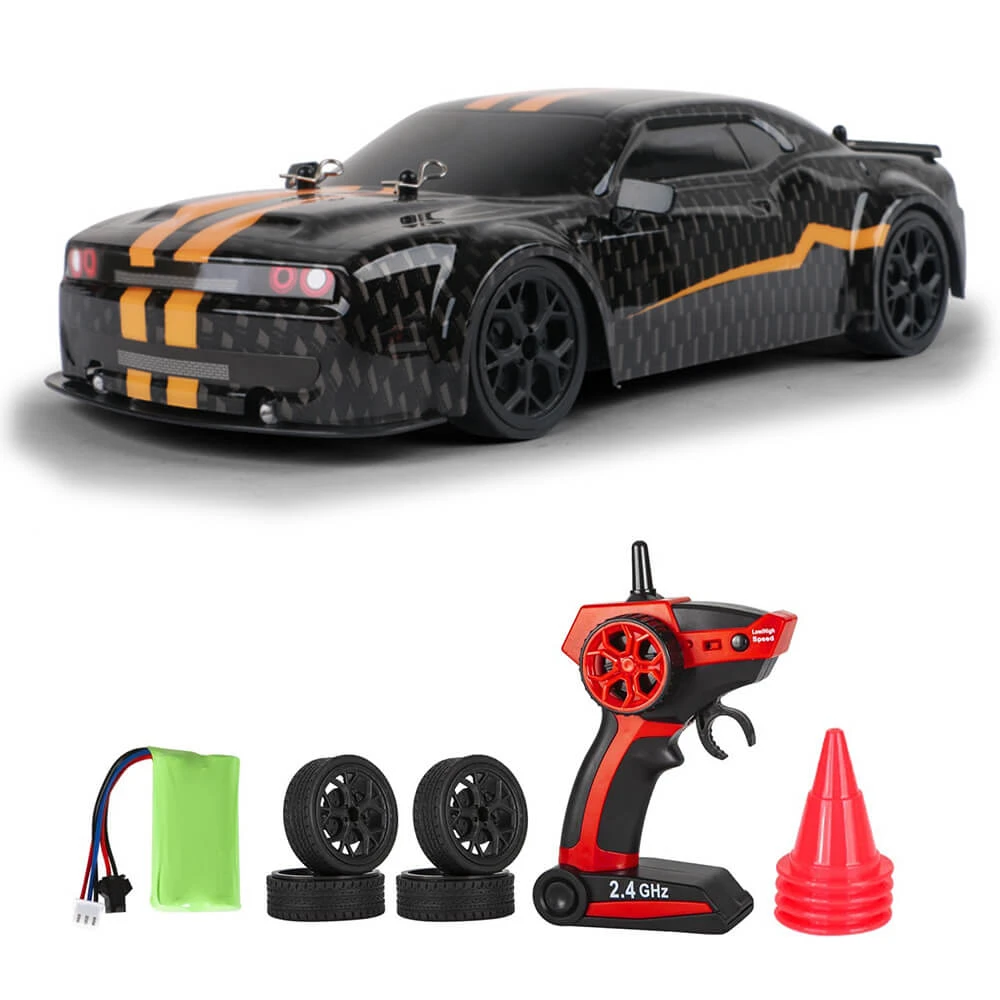 RC Drift Car High Speed 4WD Racing Stunt Vehicle Hellcat Fast GTR Remote Control Toy Cars 2 RC Drift Car High Speed 4WD Racing Stunt Vehicle Hellcat Fast GTR Remote Control Toy Cars - Image 2