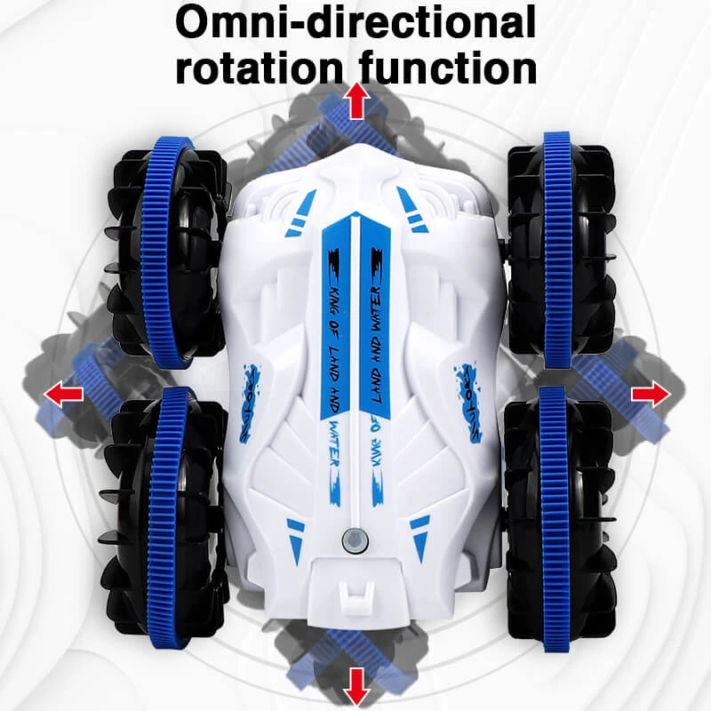 Stunt Amphibious Car For Kids - 2.4Ghz 360 Rotate Water And Land 4WD Amphibious Electric Toys 5 Stunt Amphibious Car For Kids - 2.4Ghz 360 Rotate Water And Land 4WD Amphibious Electric Toys - Image 5