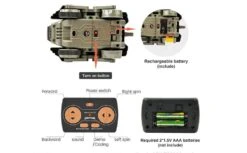 2.4GHz Remote Control Dinosaur Car Monster Truck Cartoon Smart Stunt Tank With Realistic Tank And Dino Sounds -Sun Baby Sales Store RCDinosaurCar 10 824f9c85 f717 46d2 a5c0 5e901651f77c