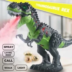 Realistic Remote Control Dinosaur Walking Spray Simulation T-Rex Robot Dinosaur Toy 16 Realistic Remote Control Dinosaur Walking Spray Simulation T-Rex Robot Dinosaur Toy -Sun Baby Sales Store RCDinosaur 11