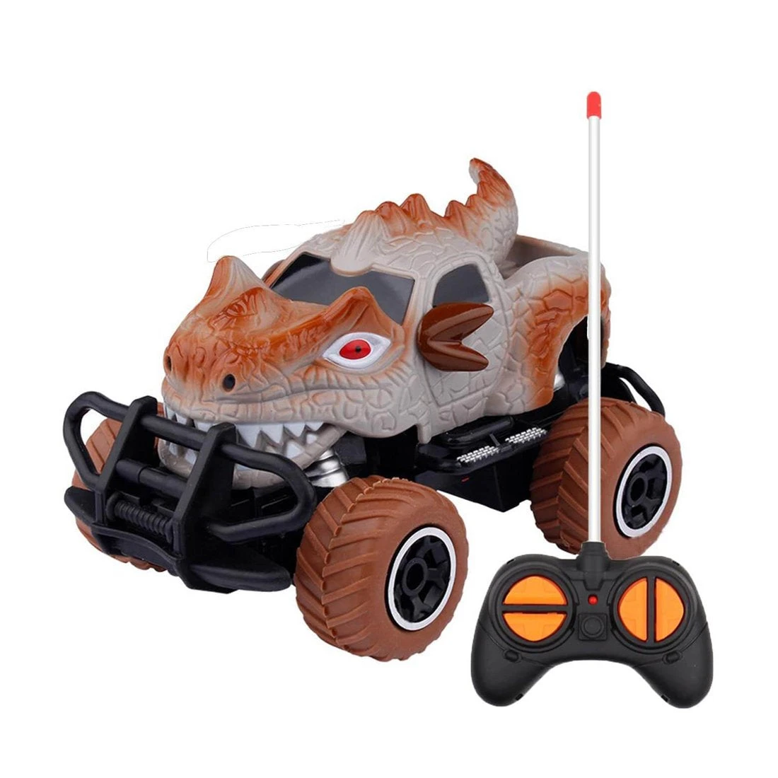 1:43 Remote Control Dinosaur Car Mini Monster Stunt Truck Innovation Toy For Children 1 1:43 Remote Control Dinosaur Car Mini Monster Stunt Truck Innovation Toy For Children