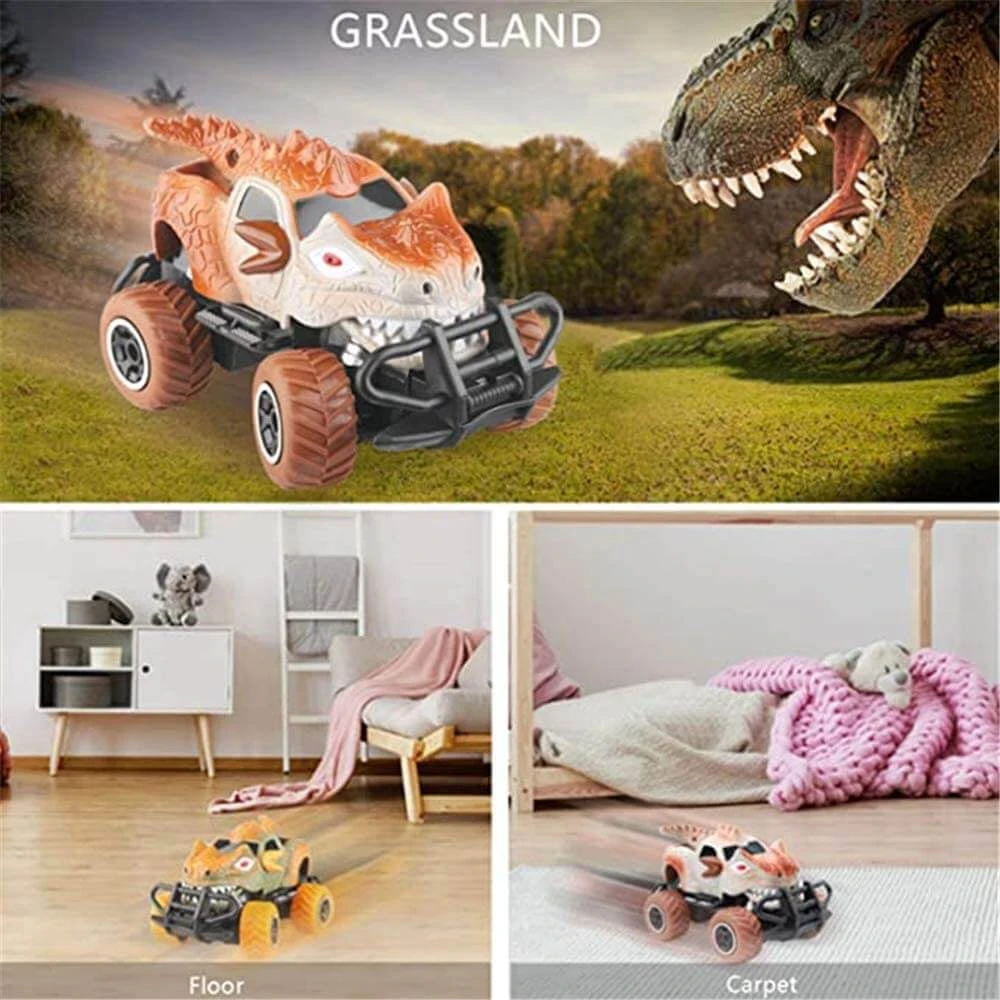 1:43 Remote Control Dinosaur Car Mini Monster Stunt Truck Innovation Toy For Children 6 1:43 Remote Control Dinosaur Car Mini Monster Stunt Truck Innovation Toy For Children - Image 6