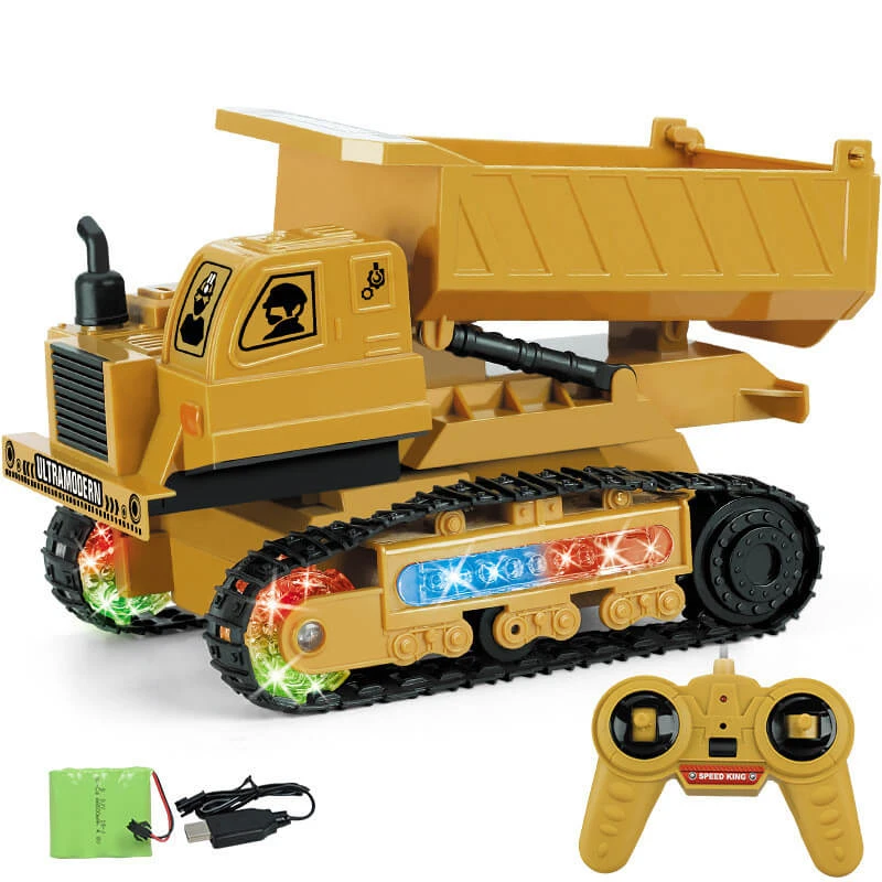 1:24 4CH RC Engineering Car Full Function Excavator Bulldozer Tractor Dump Truck Construction Vehicle 9 1:24 4CH RC Engineering Car Full Function Excavator Bulldozer Tractor Dump Truck Construction Vehicle - Image 9