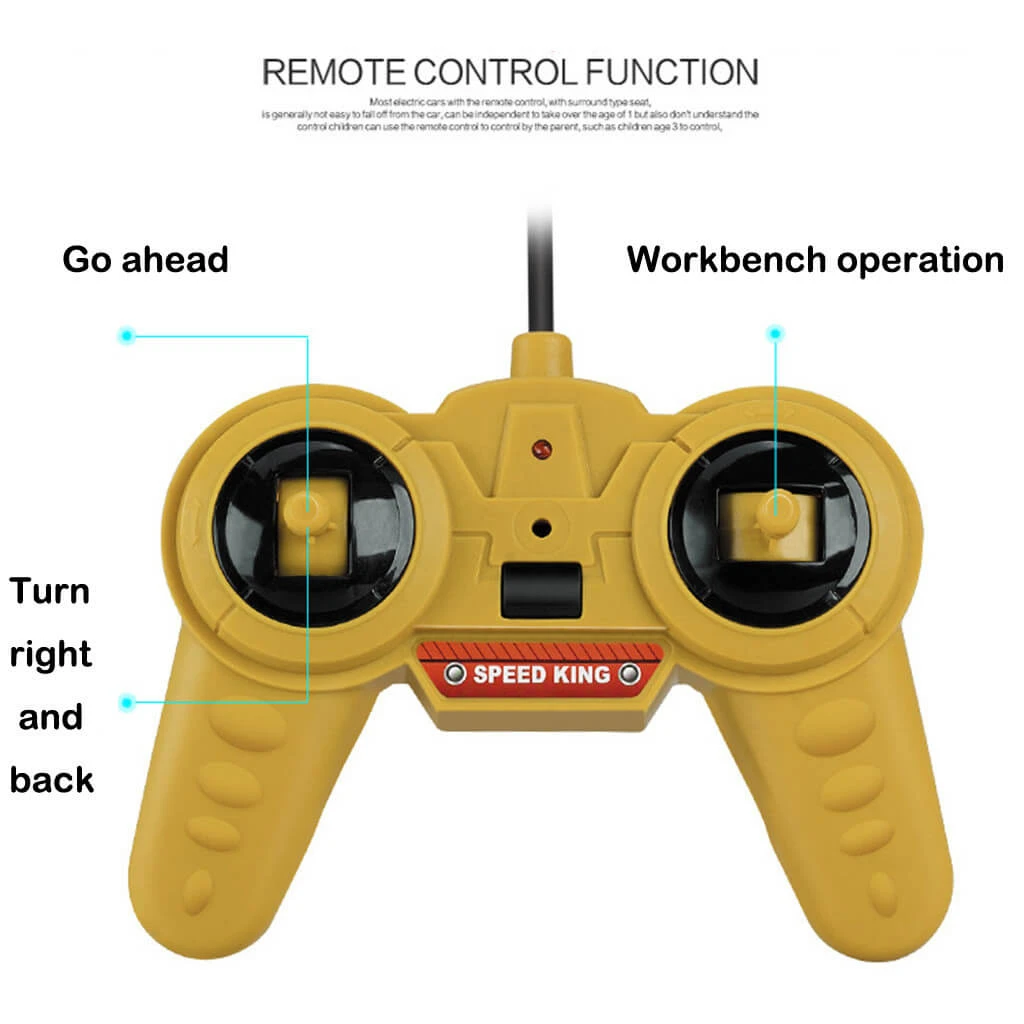 1:24 4CH RC Engineering Car Full Function Excavator Bulldozer Tractor Dump Truck Construction Vehicle 12 1:24 4CH RC Engineering Car Full Function Excavator Bulldozer Tractor Dump Truck Construction Vehicle - Image 12