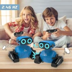 2.4GHz Remote Control Robot With LED Eyes Dance And Sounds Smart Toys For Kids -Sun Baby Sales Store RCMiniRobot 10