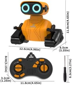 2.4GHz Remote Control Robot With LED Eyes Dance And Sounds Smart Toys For Kids -Sun Baby Sales Store RCMiniRobot 11