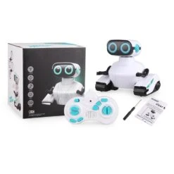 2.4GHz Remote Control Robot With LED Eyes Dance And Sounds Smart Toys For Kids -Sun Baby Sales Store RCMiniRobot 12