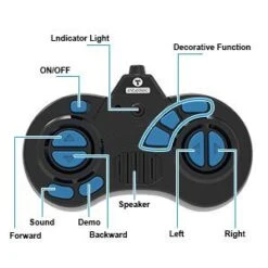 2.4GHz Remote Control Robot With LED Eyes Dance And Sounds Smart Toys For Kids -Sun Baby Sales Store RCMiniRobot 13