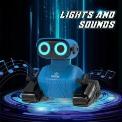 2.4GHz Remote Control Robot With LED Eyes Dance And Sounds Smart Toys For Kids -Sun Baby Sales Store RCMiniRobot 15