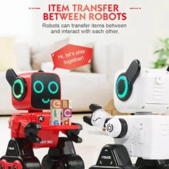Kids Smart RC Robot Toy With Touch & Sound Control Intelligent Programmable Robot -Sun Baby Sales Store RCRobotCoinBankToy 9