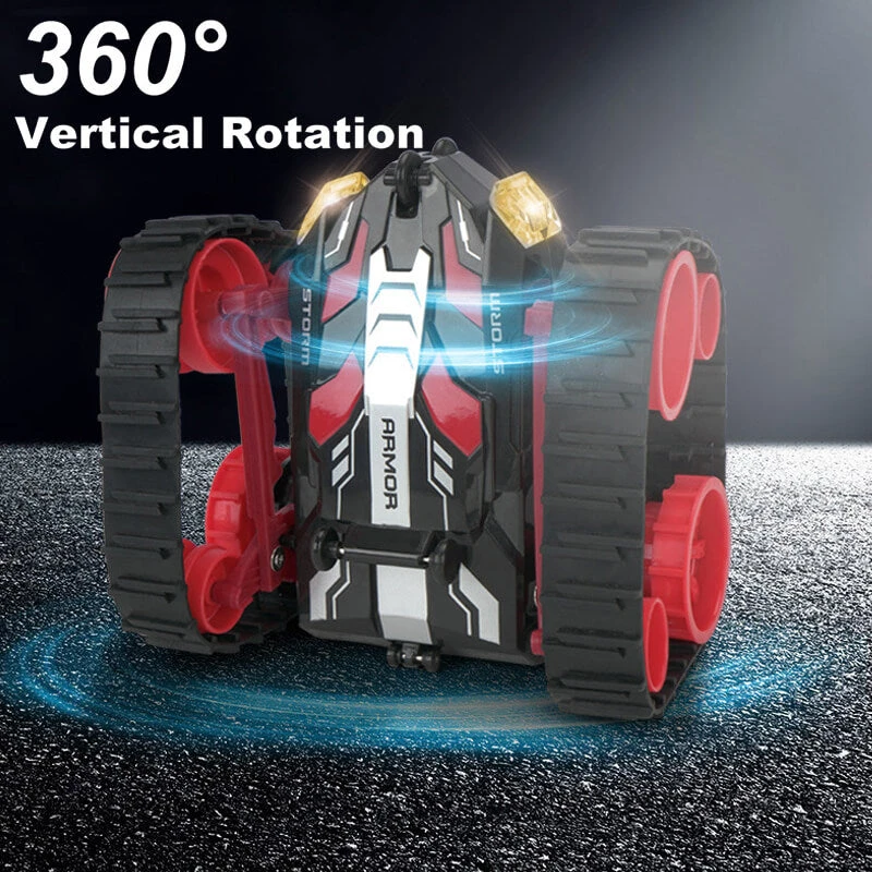 High Speed RC Tank 2.4G Remote Control Tank Flashing 3D Flip Stunt 360 Degree 6 High Speed RC Tank 2.4G Remote Control Tank Flashing 3D Flip Stunt 360 Degree - Image 6