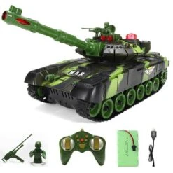 Kids RC Battle Tank Remote Control Army Tank Super Battle Launch Remote Tanks -Sun Baby Sales Store RC Battle Tank Kids Toys 4