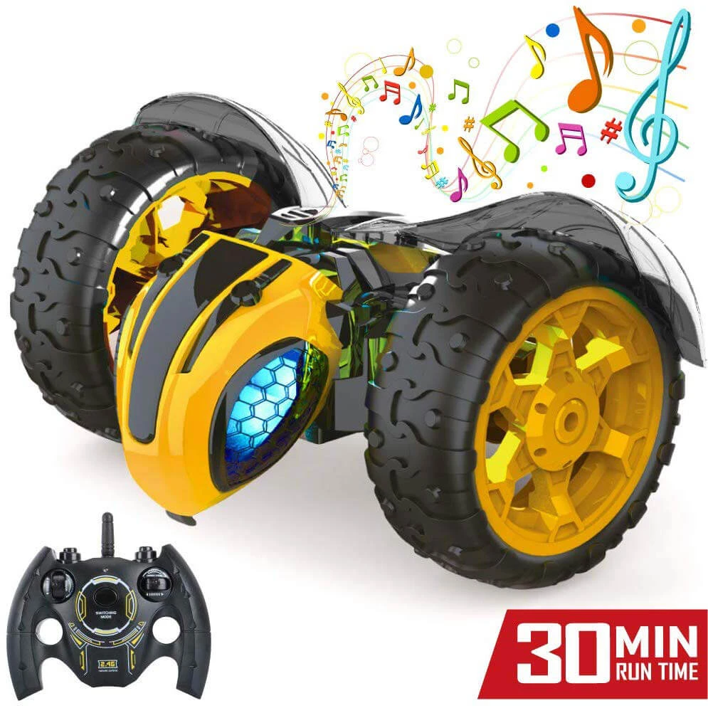 1:14 High Speed RC Car Lighting Remote Control Bumblebee Stunt Race Car 1 1:14 High Speed RC Car Lighting Remote Control Bumblebee Stunt Race Car