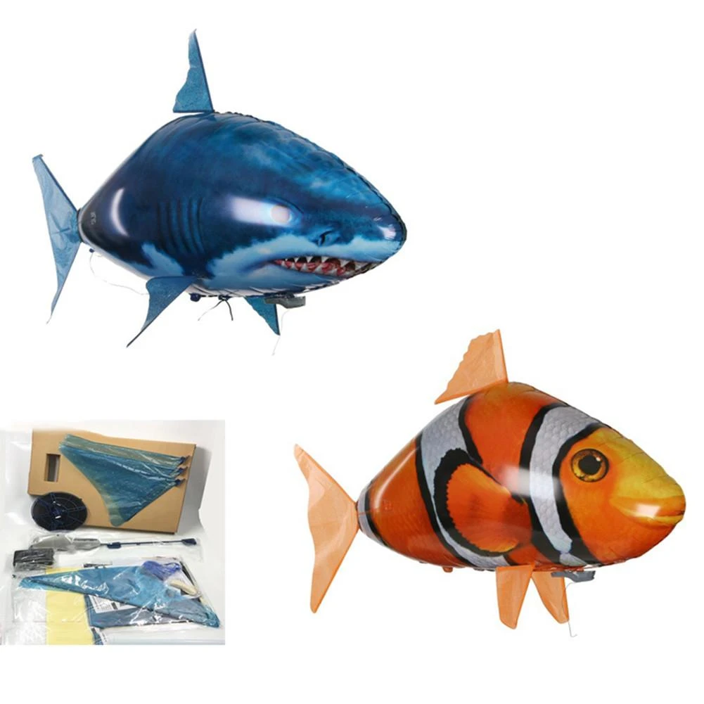 Remote Control Shark Toys RC Air Swimming Fish Toy RC Flying Air Balloons Remote Control Animals Nemo Clown Gifts For Children 6 Remote Control Shark Toys RC Air Swimming Fish Toy RC Flying Air Balloons Remote Control Animals Nemo Clown Gifts For Children - Image 6