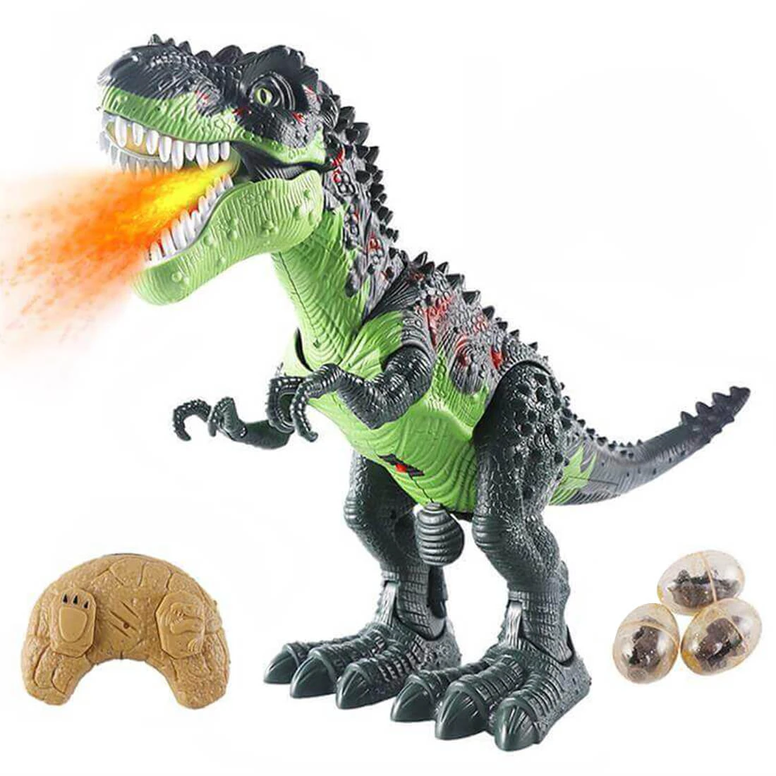 Realistic Remote Control Dinosaur Walking Spray Simulation T-Rex Robot Dinosaur Toy 12 Realistic Remote Control Dinosaur Walking Spray Simulation T-Rex Robot Dinosaur Toy - Image 12