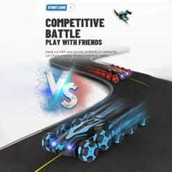 2.4G Eight-wheel Stunt Car 4WD Remote Control Car Spray Drift Climbing Car -Sun Baby Sales Store Red 03 832d0d37 ce57 4238 aee3 574d4f70407b