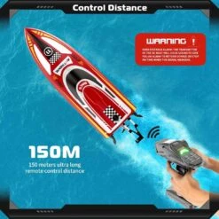 30KM/H Remote Control Boat 2.4G Fast Racing Boat Waterproof With LED Light 26 30KM/H Remote Control Boat 2.4G Fast Racing Boat Waterproof With LED Light -Sun Baby Sales Store Red 08 f5ff301b b46b 4d1e affd 5ca399633a6b