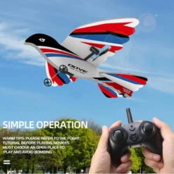 2.4G Remote Control Aircraft 2CH Glider Built-in Gyroscope RC Plane Indoor Outdoor Toy -Sun Baby Sales Store Remote Control Aircraft 2CH Glider 6
